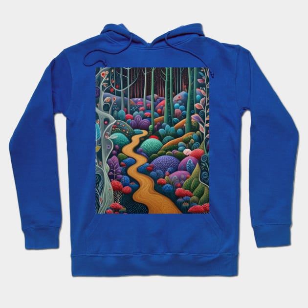 Path Through Candy Forest Hoodie by EpicFoxArt